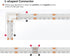 BTF-LIGHTING FCOB COB 10mm/0.39in Width LED Strip Connector Kit 6Pcs 4 Pin Transparent L-Shaped Connectors 4Pcs 4Pin Strip to Strip Connectors for...
