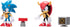 Sonic the Hedgehog 4" Action Figure 2 Pack Classic Sonic & Classic Mighty...
