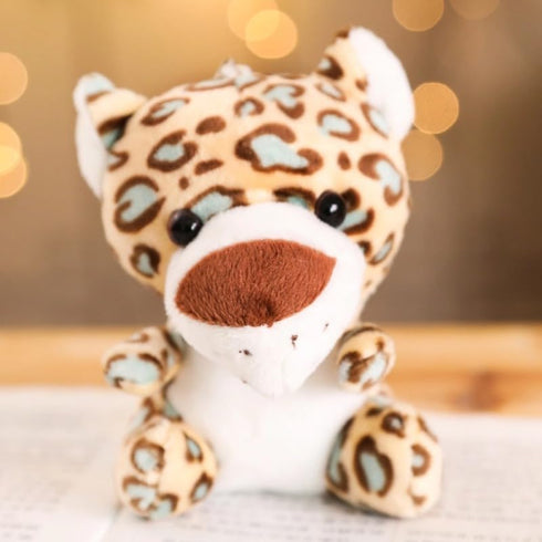 6 Pieces Jungle Stuffed Animal Forest Plush Lion Elephant Tiger Giraffe Plush Toy for Party Animal Themed (6zhidongwu)...
