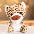 6 Pieces Jungle Stuffed Animal Forest Plush Lion Elephant Tiger Giraffe Plush Toy for Party Animal Themed (6zhidongwu)...