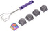 5Pcs Metal Keycaps, XDA Keycaps with Key Puller Special Touch Color Plating Beautiful Textures Decorative Compatible with Mechanical Gaming Keyboa...