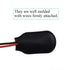 I Type 9V Battery Buckle Snap Connector 15cm Clip Tight Pre Stripped Ends Easy to Solder Access Better Leather Housing 2 Straight Long Cable Wires...