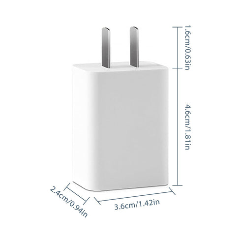 USB Wall Charger, 5V 2A Charger Power Adapter, Fast Charging USB Charger Block, Fast Plug Charging Block, USB Wall Plug for Baby Bottle Warmer, Ph...