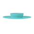 Nuby Sure Grip Silicone Feeding Bowl - Toddler Suction Plate - 6+ Months - Aqua...