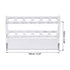 uxcell Acrylic Test Tube Holder Lab Stand Rack 6 Wells for 25ml Centrifuge Tubes Clear...