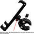 Tablet Mount Holder for Music Microphone Mic Stand,Exercise Spin Bike,Treadmill,Stationary Bicycle,Elliptical,Stroller,Golf Cart,Boat,Wheelchair, ...