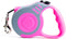 Retractable Dog Leash Lightweight 10/16FT Leash with Non-Slip Handle, for Small Medium Dogs (Gray Pink, 16 FT)...