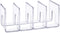 LUGUNU Clear Acrylic Desk File Sorter Purse/Handbag Organizer clutch divider Mesh Folder Office Supplies Stand Bookshelf (3 Sections) (4 Sections)...
