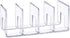 LUGUNU Clear Acrylic Desk File Sorter Purse/Handbag Organizer clutch divider Mesh Folder Office Supplies Stand Bookshelf (3 Sections) (4 Sections)...