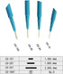 YXQ Ceramic Screwdriver Stepper Anti-static Adjustment Hand Tool 1.3mm,1.8mm,2.6mm,2mm Screwdriver Bit,Set of 4...