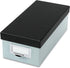 Oxford Index Card Storage Box, Holds 1,000 3 X 5 Cards, 5.5 X 11.5 X 3.88, Pressboard, Blue Fog/Black...