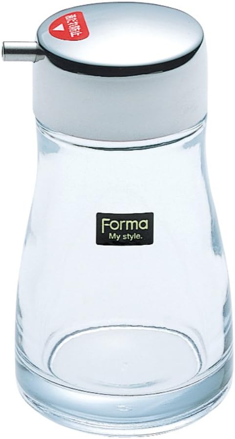 Glass and Stainless steel Soy sauce Pot by FORMA...