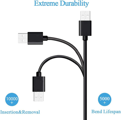 15W Fast Charger with 10Ft Extra Long 5A USB C Cable for Charging New Fire HD 10,10Plus-9th 11th Gen 2019 2021,Fire Max 11-13th Gen 2023, Fire HD ...
