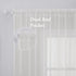 MIULEE 2 Panels Solid Color Sheer Window Curtains Elegant Window Voile Panels/Drapes/Treatment for Bedroom Living Room (54X63 Inches Ivory)...