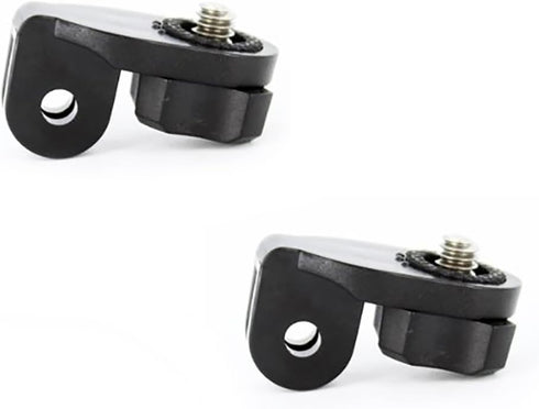 | 2 pc Universal Gimbal Conversion Adapter Set for Sony Cam, Xiaomi, or GoPro. Has Camera Screw (1/4-Inch 20), Easily Connect Action Camera to GoP...