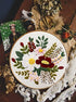 Bonroy 4 Sets Embroidery Kit for Beginners Art Craft Handy Sewing Include Embroidery Clothes with Pattern, Hoops, Instructions,Color Threads Needl...