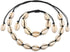 2Pcs Natural Shell Choker Necklace Bracelet Set for Women,Handmade Adjustable Conch Necklace Bracelet Beach Jewelry Gift...