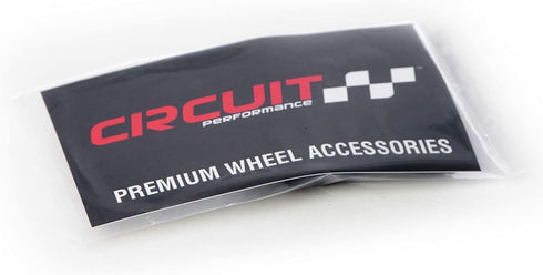 Circuit Performance VC6 Series Black Aluminum Valve Stem Caps (Set of 4)...