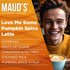 Maud's Pumpkin Spice Latte Instant Coffee Sticks - 16ct...