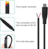 USB C Connector DIY Solderable 2 Wire Power Supply Extension Cable Charger Connector Plug 2 Pin Line for PCB USB to DIP Adapter for Arduino, LED S...
