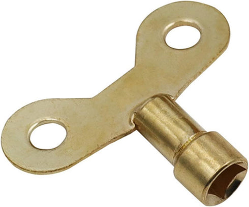 1Pc Gold Radiator Plumbing Bleed Bleeding Key Solid Brass Radiator Plumbing Keys Metal For Venting Air Switch Spool Radiator Keys For Bleeding Old...
