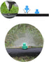 90 pcs, 90/180/360 Angle Sprinklers Miniature Garden Lawn Water Spray Atomization Sprinkler Nozzle Irrigation System Plant Waterer Garden Irrigati...