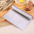 2 Pcs Stainless Steel Food Scraper and Chopper Large Griddle Spatula Kitchen Tool Gadget by ?Bench Scraper, Potato Vegetable Cake Cutting Tool wit...