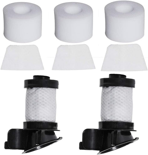HIFROM 2 HEPA Filter & 3 Foam Felt Filter Compatible with Shark IONFlex DuoClean Vacuum IR100 IR101 IR70 IF100 IF150 IF160 IF170 IF180 IF251 IF200...