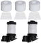 HIFROM 2 HEPA Filter & 3 Foam Felt Filter Compatible with Shark IONFlex DuoClean Vacuum IR100 IR101 IR70 IF100 IF150 IF160 IF170 IF180 IF251 IF200...