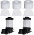 HIFROM 2 HEPA Filter & 3 Foam Felt Filter Compatible with Shark IONFlex DuoClean Vacuum IR100 IR101 IR70 IF100 IF150 IF160 IF170 IF180 IF251 IF200...