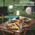 Portable Fans for Tables, Foldable Table Fans Indoor, Outdoor Food Fans with Holographic Blades, Battery Powered Hangable Food Spinning Fan for Pi...