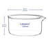 Crystallizing Dish with Spout and Heavy-Duty Rim, Thick-Walled Design High Borosilicate Glass Reusable Crystallizing Dishes for Crystallization an...
