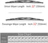 Replacement for Ford F150 F250 F350 F450 F550 Windshield Wiper Blades - 22"+22" Front Window Wiper - fit 2009-2018 Vehicles - OTUAYAUTO Factory Af...