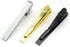 3 Pcs Classic Tie Bar Clips Tie Pins 2.2 Inch Metal Pinch Clip for Men (Gold, Silver, Black)...