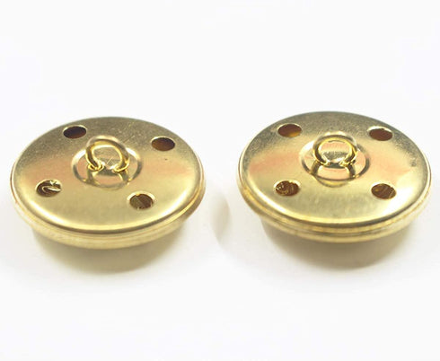 12 Piece Metal Blazer Button Set - for Blazer, Suits, Sport Coat, Uniform, Jacket 25mm (Gold)...