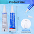 Novani Clear Glue for Rhinestone, Jewelry Making, and Bead Crafts,Mobile Phone Metal Stone Nail Art Glass Repair Jewelry Glue 7000?10PCS)...
