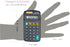 Basic Calculator Dual Power 8 Digit Desktop Calculator (Black,Set of 5)...