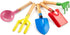 Kids Gardening Tools Set, 5PCS Gardening Tools for Kids Metal with Sturdy Wooden Handle Safe Gardening Tools 8" Children Beach Sandbox Toy...