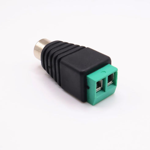 11Pair RCA Plugs Cable Audio Adapter Screws Phono RCA Male Female Plug to AV Screw Terminal Audio Video Connector Adapter Wire RCA Adapte for Spea...