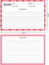 Recipe Cards 75 PCS 4x6inch Double Sided Thick Card Stock 5 Fruit Design Fit with Recipe Binder Recipe Box Gift for Bridal Shower Wedding Housewar...