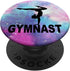 Gymnastics Gymnast Galaxy Nebula Background PopSockets PopGrip: Swappable Grip for Phones & Tablets PopSockets Adhesive PopGrip...