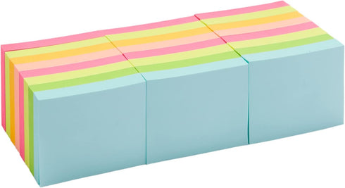 Amazon Basics Mini Rectangular Sticky Notes, 1.5 x 2-Inch, Assorted Colors, 24-Pack...