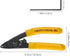3PC CFS-3 Fiber Optic Stripper 3 Port Hole Fiber Optic Stripping Tool with 6" handle - Hex Key Adjustable For Jacket, Buffer, and 125?m-250?m Coat...
