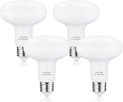Recessed Light Bulbs 2700K Warm White,BR/R30 Led Lighting Bulbs,12W=100W, E26 Base, Dimmable, Indoor Flood Light for Cans - Energy Saving Light Bu...