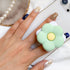 Phone Ring Holder Universal Phone Grip Collapsible Flower Mirror Phone Grip and Phone Stand for Phones and Tablets Pack of 2......