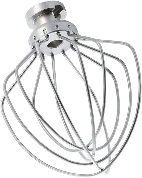 Stainless steel Wire Whip Attachment for KitchenAid Tilt-Head Stand Mixer Accessory K45SS Replacement, Egg Cream Stirrer, Cakes Mayonnaise Whisk, ...