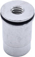 1 PC SHLPDFM Silver Barbell Oil Diverter Billet Aluminum Oil Restrictor Galley Plug Compatible with GM Gen III & IV LS Series Engines LS1 LS2 LS3 ...