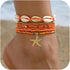 Colorful Beaded Anklets for Women Puka Shell Starfish Anklet Boho Beachy Seashell Ankle Bracelet for Women Waterproof Hawaii Summer Jewelry 2024...