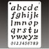 Letter Stencils, 8 Pack, 4 x 8 Inch, Alphabet Stencils, Letter Stencil, Lettering Alphabet Stencil, Stencils, Stencils Letters and Numbers, Letter...