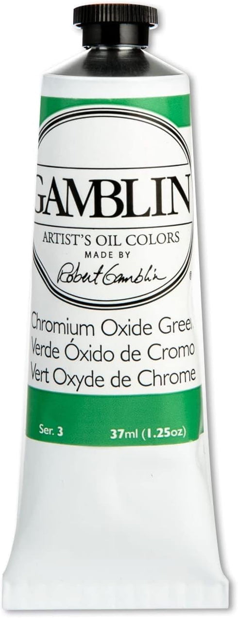 Gamblin Artist Oil 37Ml Chromium Oxide Green...